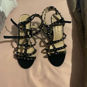 Black heels
